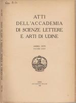 Atti dell'Accademia di Scienze Lettere e Arti di Udine