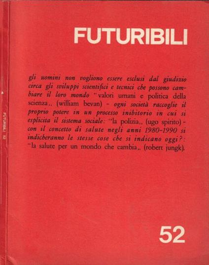 Futuribili n. %2 anno 1972 - copertina