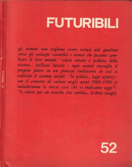 Futuribili n. %2 anno 1972 - copertina