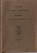 Year book The Academy of Natural Sciences of Philadelphia for the year ending december 31, 1925