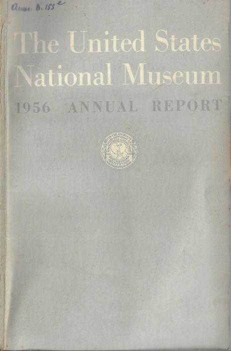 The United States National Museum 1956 annual report - copertina