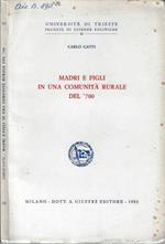 Madri e figli in una comunità rurale del '700