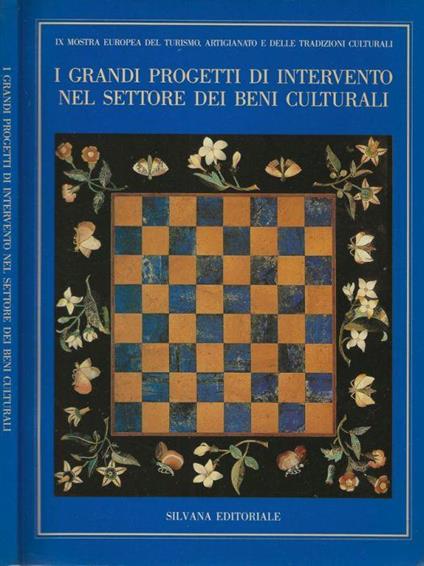 I grandi progetti di intervento nel settore dei beni culturali - copertina