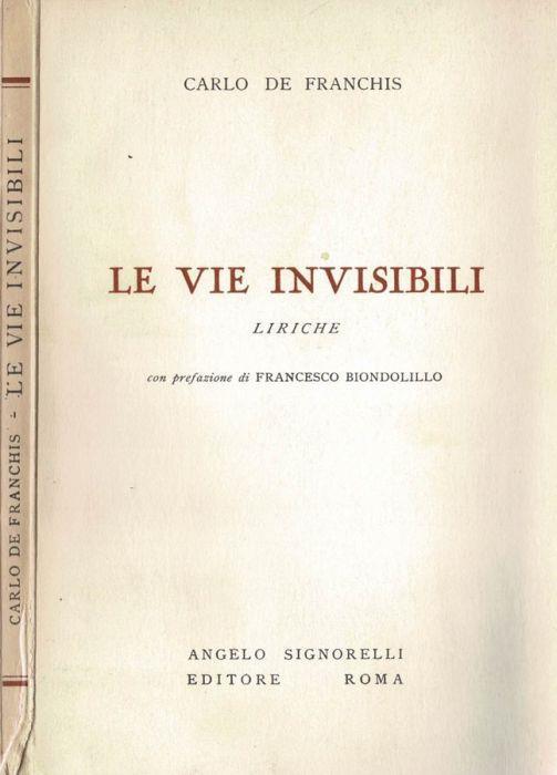 Le vie invisibili - copertina