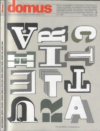 Domus N. 757 1994 - copertina