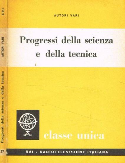 Progressi della scienza e della tecnica - copertina