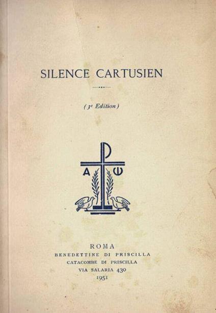 Silence Cartusien - copertina