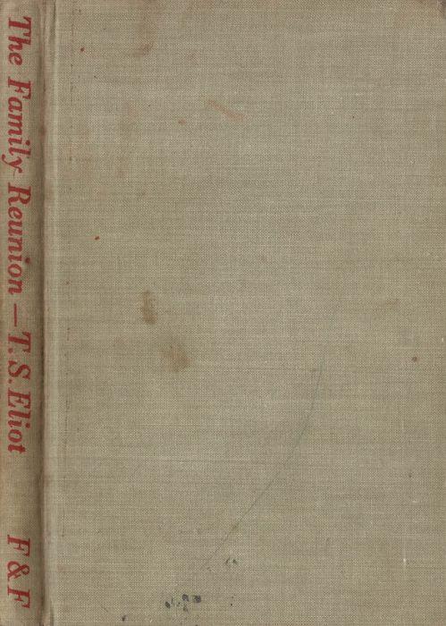 The Family Reunion - Thomas S. Eliot - copertina