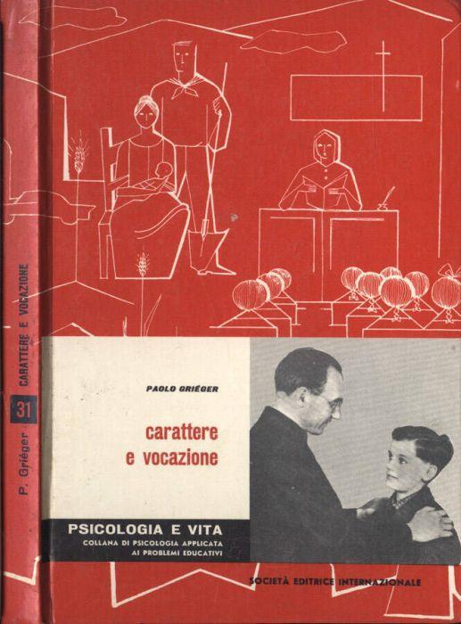 carattere e vocazione - copertina