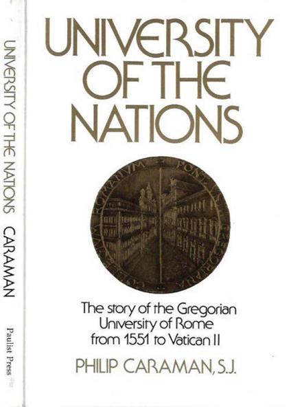 University of the Nations - Philip Caraman - copertina