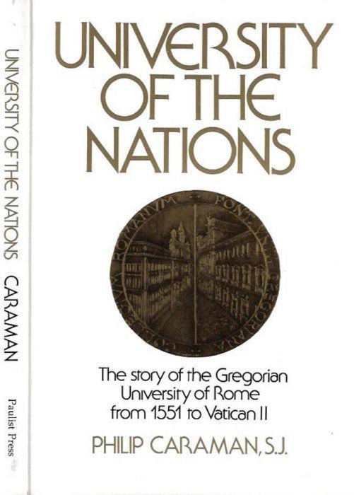 University of the Nations - Philip Caraman - copertina