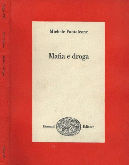 Mafia e droga - Michele Pantaleone - copertina