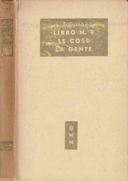 Libro n 9, Le cose, La gente - Trilussa - copertina