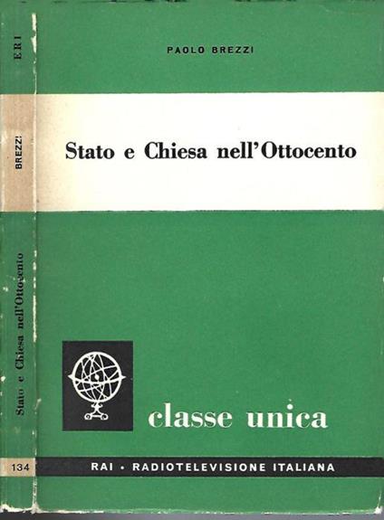 Stato e Chiesa nell'Ottocento - Paolo Brezzi - copertina