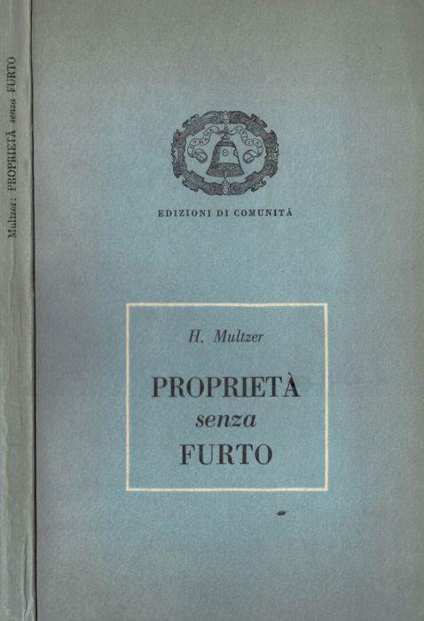 Proprietà senza furto - H. Multzer - copertina