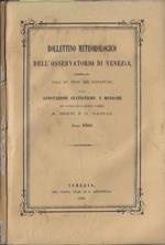 Bollettino meteorologico dell'osservatorio di Venezia anno 1868