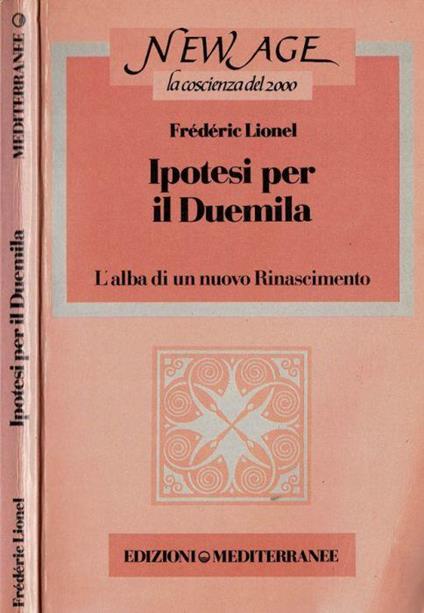 Ipotesi per il Duemila - copertina