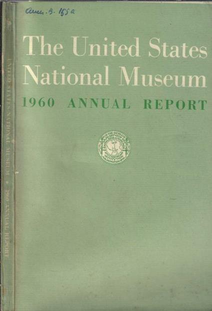 The United States National Museum 1960 annual report - copertina