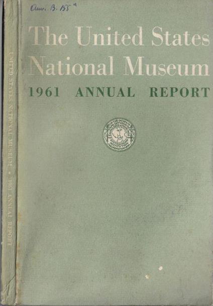 The United States National Museum 1961 annual report - copertina