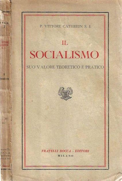 Il Socialismo - copertina