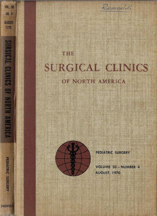 The surgical clinics of north America Vol. 50 N. 4 1970 - copertina