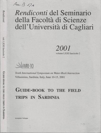 Rendiconti del Seminario della Facoltà di Scienze dell'Università di Cagliari - copertina