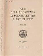 Atti dell'Accademia di Scienze Lettere e Arti di Udine