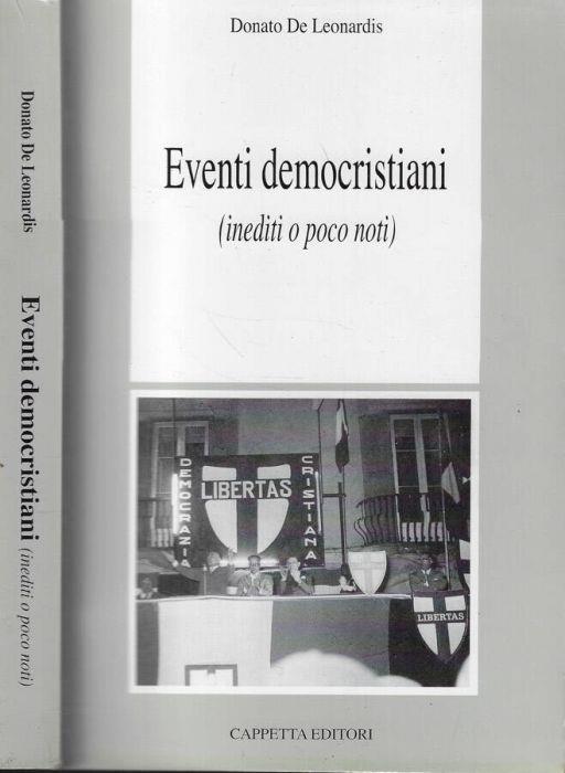 Eventi democristiani (inediti o poco noti) - copertina