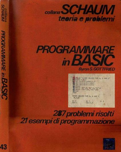 Programmare in Basic - Byron S. Gottfried - copertina