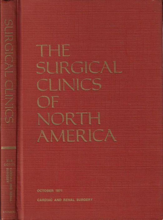 The surgical clinics of north America Vol. 51 N. 5 1971 - copertina