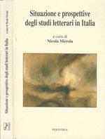 Situazione e prospettive degli studi letterari in Italia