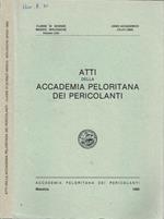 Atti della Accademia Peloritana dei Pericolanti - (Scienze Medico-Biologiche)