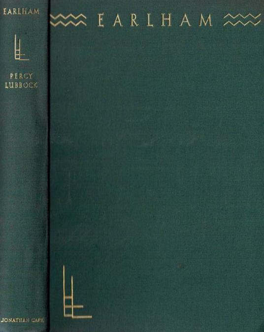 Earlham - Percy Lubbock - copertina