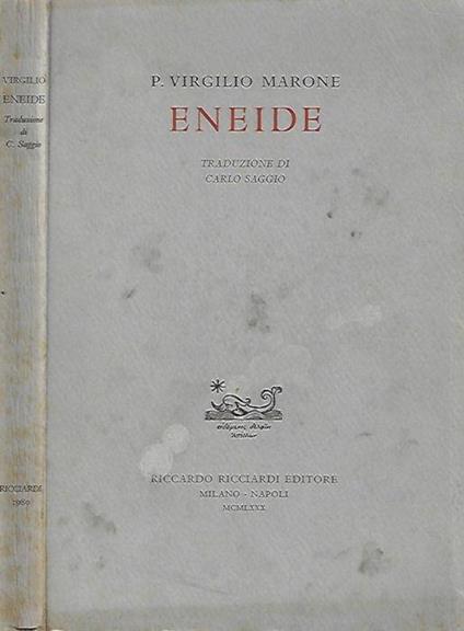 Eneide - Publio Virgilio Marone - copertina