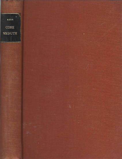 Cose Vedute - Giuseppe Cesare - copertina