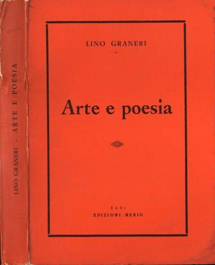 Arte e poesia - Lino Graneri - copertina