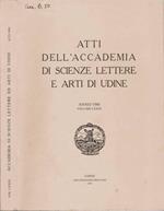 Atti dell'Accademia di Scienze Lettere e Arti di Udine