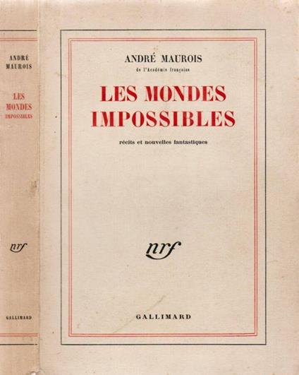 Les mondes impossibiles - André Maurois - copertina