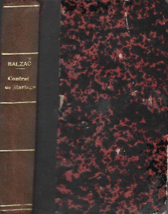 Le Contrat de mariage. Un dèbut dans la vie - Honoré de Balzac - copertina