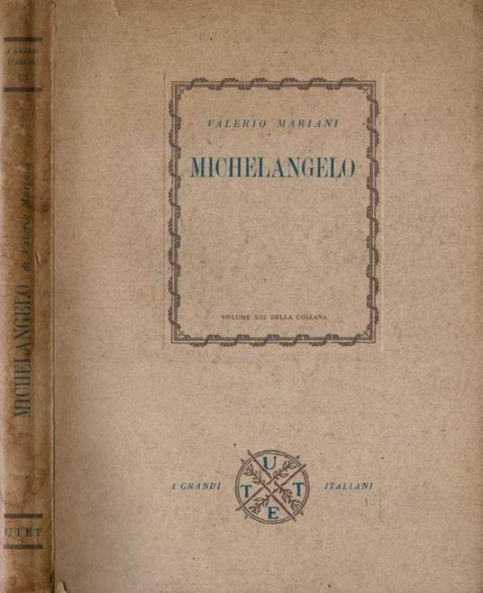 Michelangelo - Valerio Mariani - copertina