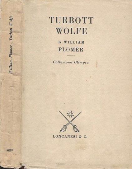 Turbott Wolfe - William Plomer - copertina