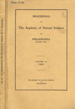 Proceedings of The Academy of Natural Sciences of Philadelphia. Vol.113, anno 1961