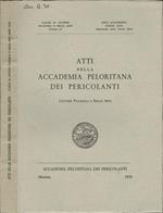 Atti della Accademia Peloritana dei Pericolanti - Lettere Filosofia e Belle Arti