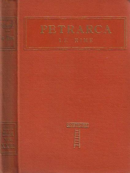 Le rime - Ludovico Ariosto - copertina