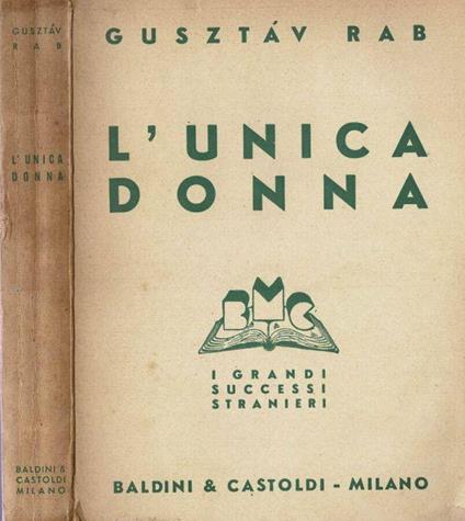 L' unica donna - copertina