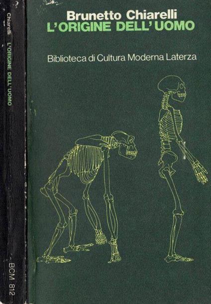L' origine dell'uomo - Brunetto Chiarelli - copertina