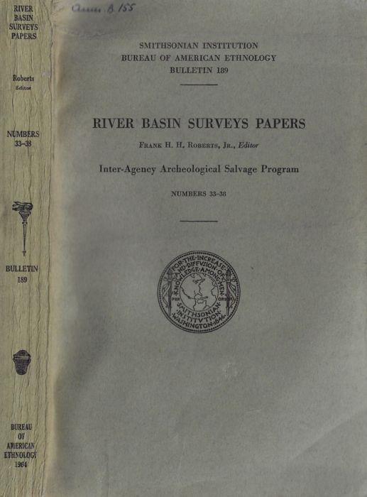 River basin surveys papers numbers 33-38 - copertina
