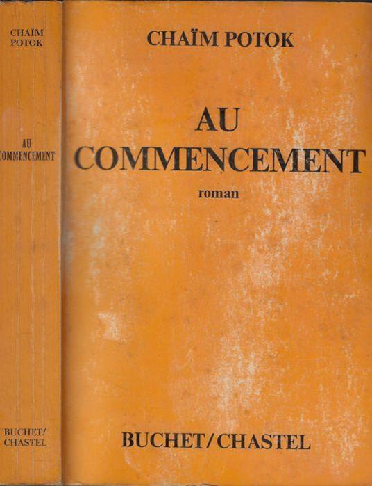 Au commencement - Chaim Potok - copertina