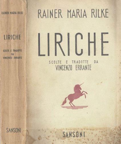 Liriche - Rainer M. Rilke - copertina