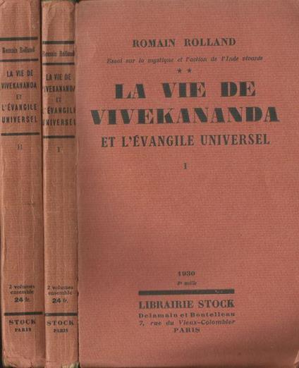 La vie de Vivekananda - Romain Rolland - copertina